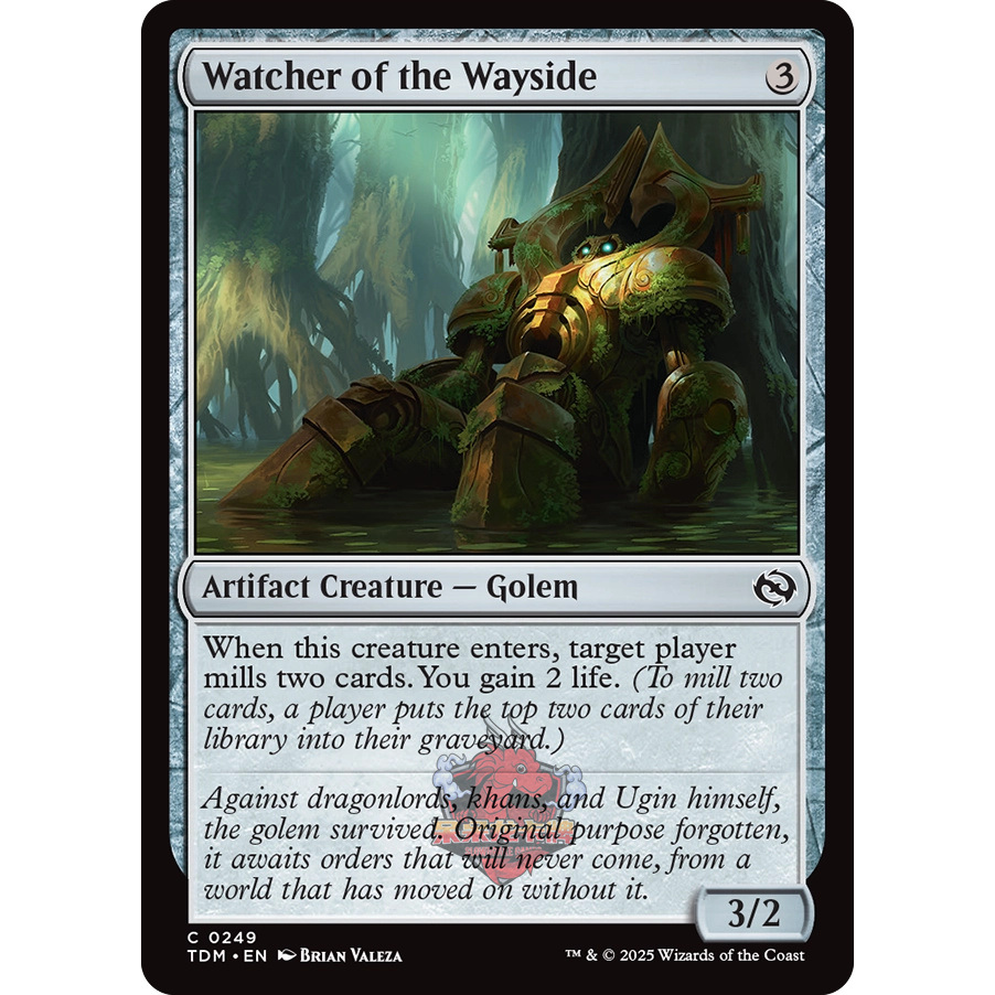 万智牌 鞑契 龙岚录 Watcher of the Wayside 路旁看守人