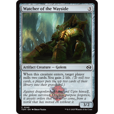 万智牌 鞑契 龙岚录 Watcher of the Wayside 路旁看守人