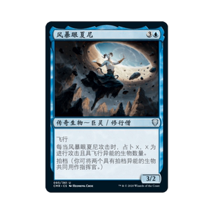 呆呆龙 万智牌 风暴眼夏尼 简中/英文 平/闪/蚀刻 指挥官传奇
