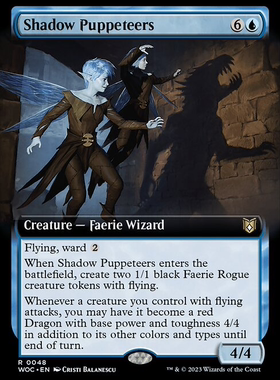 呆呆龙 万智牌 弄影仙灵 扩画 简中/英文/日文 平/闪 艾卓仙踪