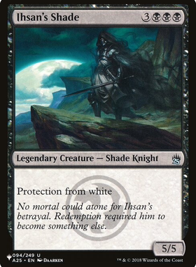 呆呆龙卡牌 万智牌 英文 the list 伊桑的阴魂 黑色 银