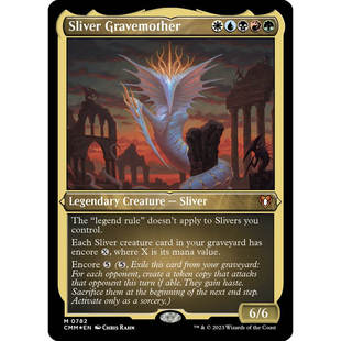 呆呆龙卡牌 万智牌 裂片妖坟母 英文 指挥官预组 硬卡 厚卡