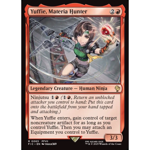 Hunter Materia Yuffie 最終幻想 閃 擴畫 平 魔晶石獵人尤菲