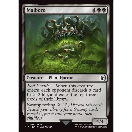 呆呆龙 万智牌 魔界花 Malboro 平/闪/扩画/潮涌 最终幻想