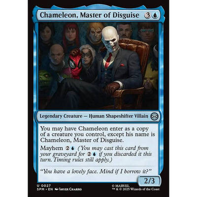 万智牌 Chameleon, Master of Disguise伪装大师变色龙 平/闪 SPM