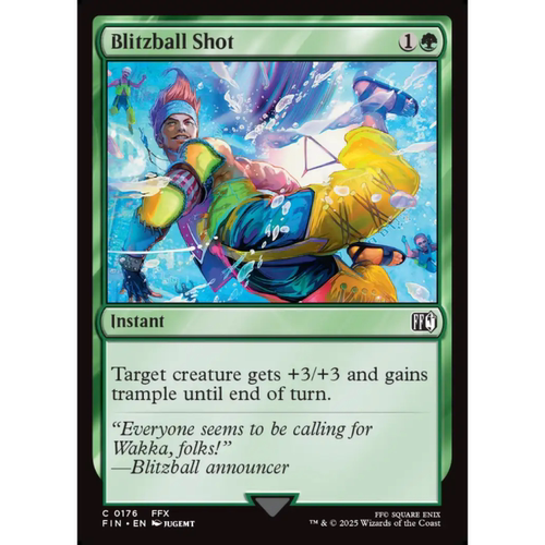 万智牌 野牛射门 Blitzball Shot 平/闪/扩画/潮涌 最终幻想