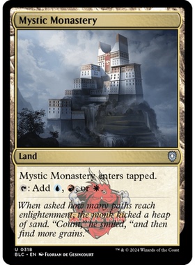 万智牌 神秘寺院 Mystic Monastery 318 英文 平 斑隆洛