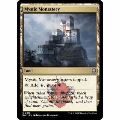 万智牌 神秘寺院 Mystic Monastery 318 英文 平 斑隆洛