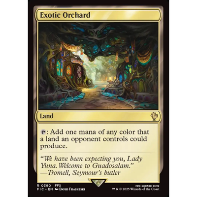 呆呆龙 万智牌 异国果园 Exotic Orchard 平/闪/扩画 最终幻想