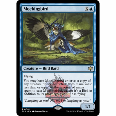 呆呆龙 万智牌 反舌鸟 Mockingbird 0061 平/闪