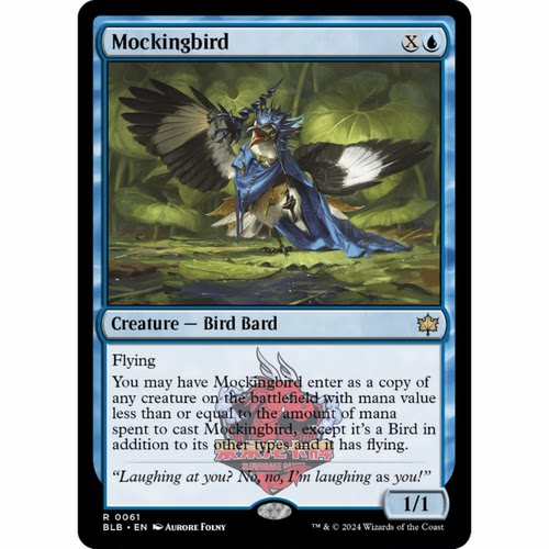 呆呆龙 万智牌 反舌鸟 Mockingbird 0061 平/闪