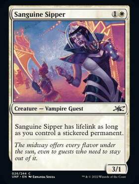 呆呆龙卡牌 万智牌 英文 闪 鸡飞4 UNF Sanguine Sipper