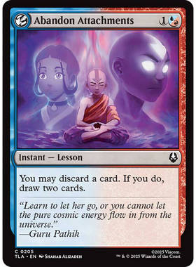 万智牌 abandon attachments 抛却牵挂 TLA 平/闪