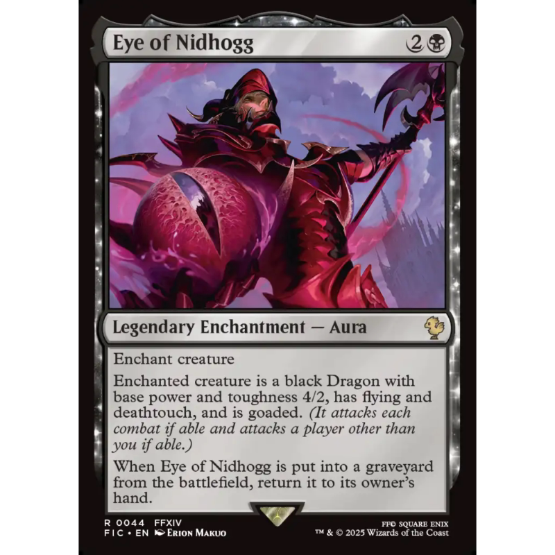 万智牌 尼德霍格之眼 Eye of Nidhogg 平/闪/扩画 最终幻想 - 实物图