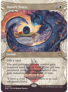 呆呆龙 万智牌 破晓休兵 Dawn's Truce 0295 异画 平/闪