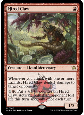 呆呆龙 万智牌 受雇利爪 Hired Claw 0140 平/闪
