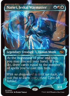 洁斯凯道宗娜尔施Narset, Jeskai Waymaster 英文/日文 灵火/光晕