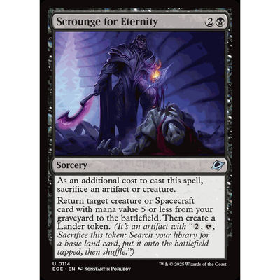 呆万智牌 虚空探宝 Scrounge for Eternity 平/闪 虚空边域 EOE