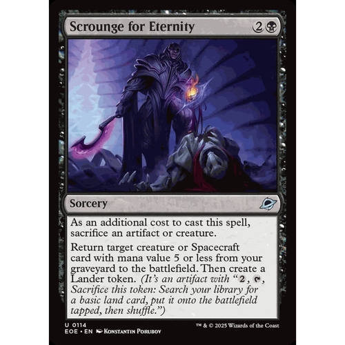 呆万智牌 虚空探宝 Scrounge for Eternity 平/闪 虚空边域 EOE
