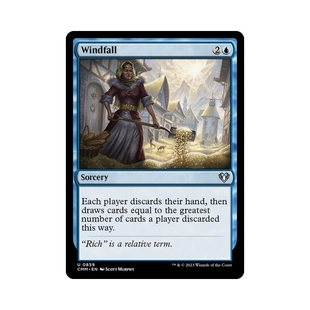 呆呆龙卡牌 万智牌 横财 英文 指挥官大师预组 蓝色 银