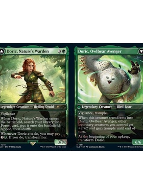 万智牌 Doric, Nature's Warden 英文 secret Lair SL 绿色