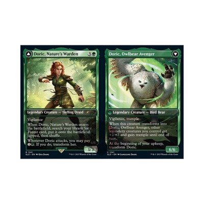 万智牌 Doric, Nature's Warden 英文 secret Lair SL 绿色
