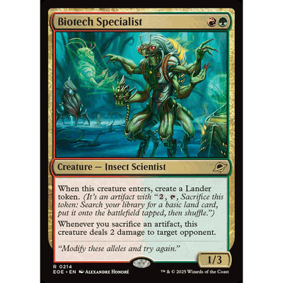 呆 生质科技专家 Biotech Specialist 平/闪/扩画 虚空边域 EOE