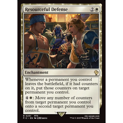 万智牌 机智防御 Resourceful Defense 平/闪/扩画 最终幻想