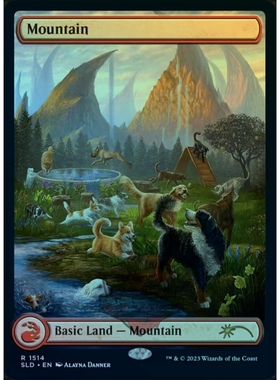 呆呆龙 万智牌 闪 山脉 1514 英文 秘室珍品 Secret Lair