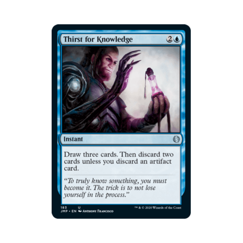 呆呆龙卡牌 万智牌 渴求知识 英文 JUMPSTART 蓝色