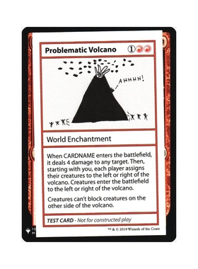 呆呆龙卡牌 万智牌 Problematic Volcano MB1 测试卡