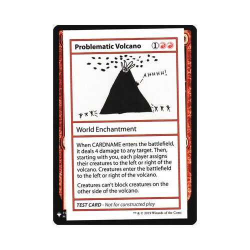 呆呆龙卡牌 万智牌 Problematic Volcano MB1 测试卡