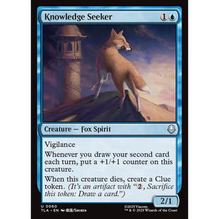 平 万智牌 闪 TLA 寻知狐灵 knowledge seeker