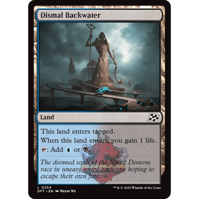 万智牌 阴沉死水 Dismal Backwater 英文 平/闪/异画 乙太漂移