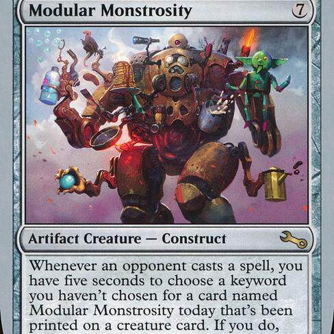 呆呆龙 万智牌 英文 闪 list Modular Monstrosity