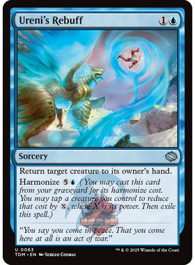 呆呆龙 万智牌 鞑契 龙岚录 平/闪 Ureni's Rebuff 乌列尼的拒斥