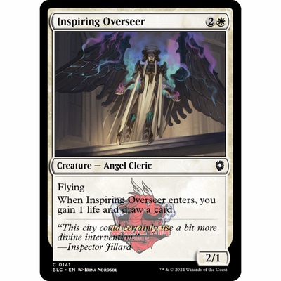 呆呆龙 万智牌 励志监管使 Inspiring Overseer 141 斑隆洛指挥官