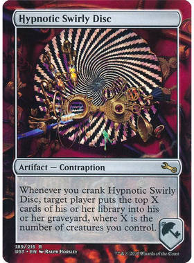 呆呆龙卡牌 万智牌 Hypnotic Swirly Disc 平 英文 鸡飞3