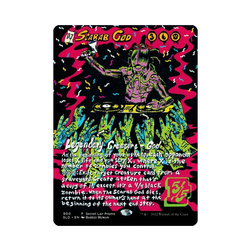 呆呆龙 万智牌 DJ Scarab God 甲虫神 英文 异画 Secret Lair