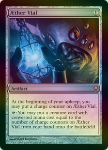 呆呆龙卡牌 万智牌 乙太精瓶 Aether Vial 英文闪 FTV遗宝