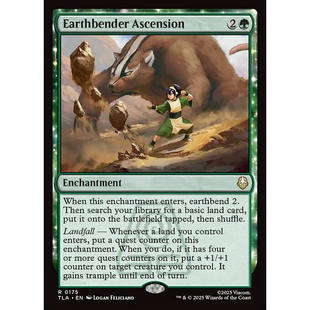 万智牌 Earthbender Ascension 运土神通腾扬 平/闪  最后的气宗