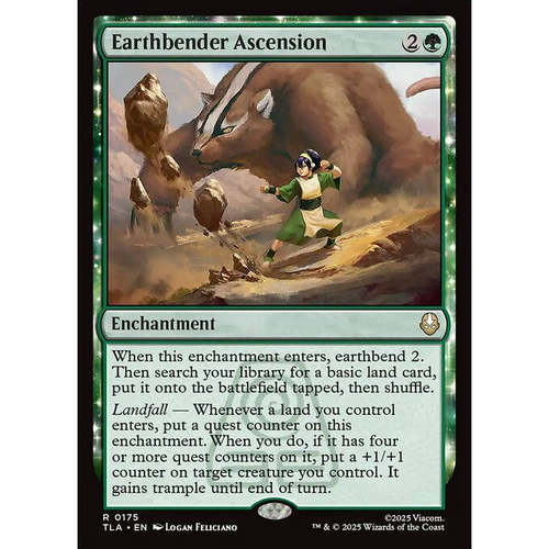 万智牌 Earthbender Ascension 运土神通腾扬 平/闪  最后的气宗