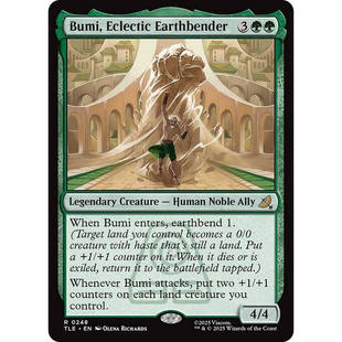 万智牌 Bumi, Eclectic Earthbender 杂牌运土师布米 TLE 平/闪