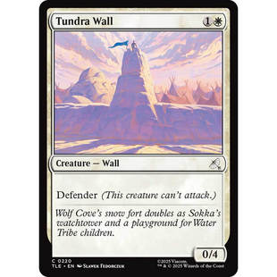 万智牌 tundra wall 苔原墙 TLE 闪