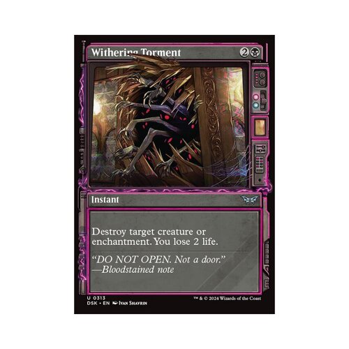 呆呆龙 万智牌 Withering Torment 凋萎折磨 异画 鬼屋惊魂 平/闪