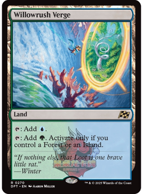 万智牌 枝流边陲 Willowrush Verge 英文 平/闪/异画 乙太漂移