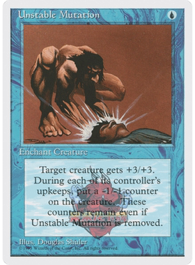 呆呆龙卡牌 万智牌 不稳定性异变 英文 第四版 4th 蓝色