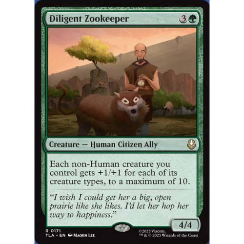 万智牌 Diligent Zookeeper 勤奋的动物管理员 平/闪  最后的气宗