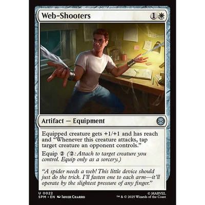 呆呆龙卡牌 万智牌 Web-Shooters 蛛网发射器 平/闪 SPM 蜘蛛侠