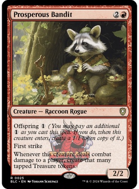 万智牌 丰获盗匪 Prosperous Bandit 25 斑隆洛指挥官 红色 金